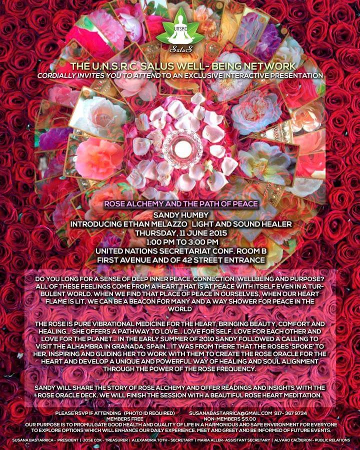 UN Flyer June 2015 The Rose and The Path to Peace